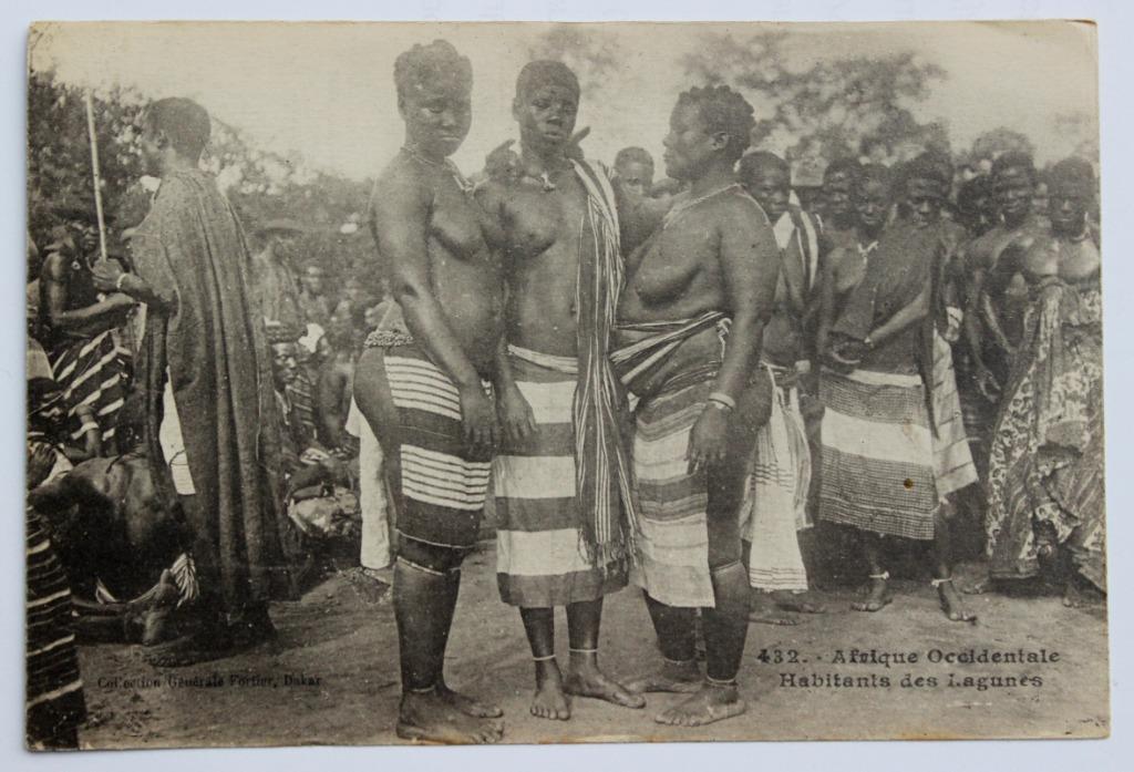 oude postkaart uit OCCIDENTAAL  AFRIKA, Ophalen of Verzenden, 1920 tot 1940, Ongelopen, Buiten Europa