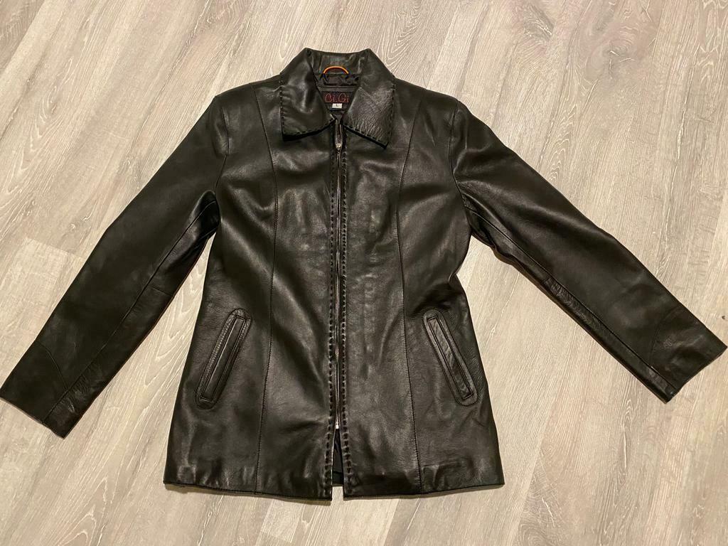 Veste en cuir taille L., Taille 42/44 (L), Enlèvement ou Envoi, Comme neuf, Ci.gi