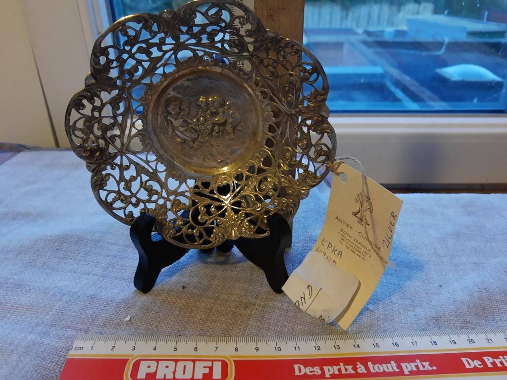 Panier en argent. Acheté chez un antiquaire à l'époque, Antiquités & Art, Enlèvement ou Envoi