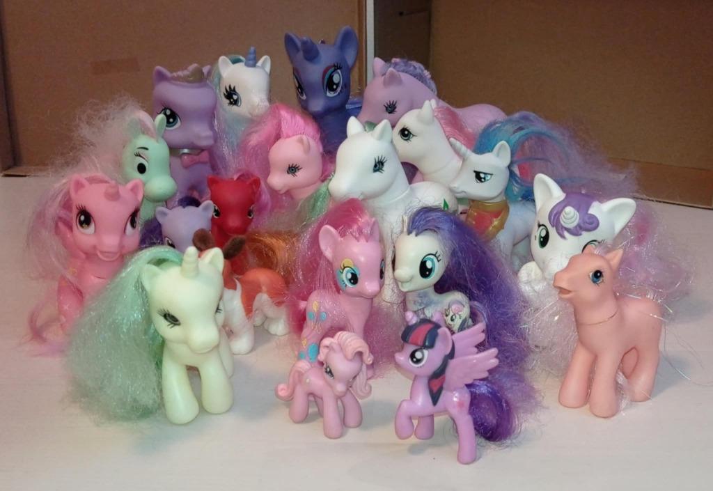 lot speelgoed pony's, Kinderen en Baby's, Speelgoed | My Little Pony, Ophalen, Gebruikt