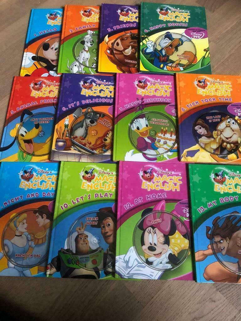 Engels leren kinderen - Disney Magic English - 12 boekjes, Boeken, Ophalen, Nieuw, Fictie