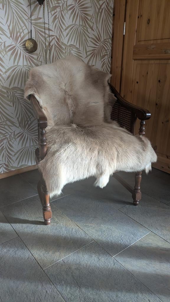 Webbing fauteuil, Huis en Inrichting, Ophalen, Gebruikt, Minder dan 75 cm, Stof