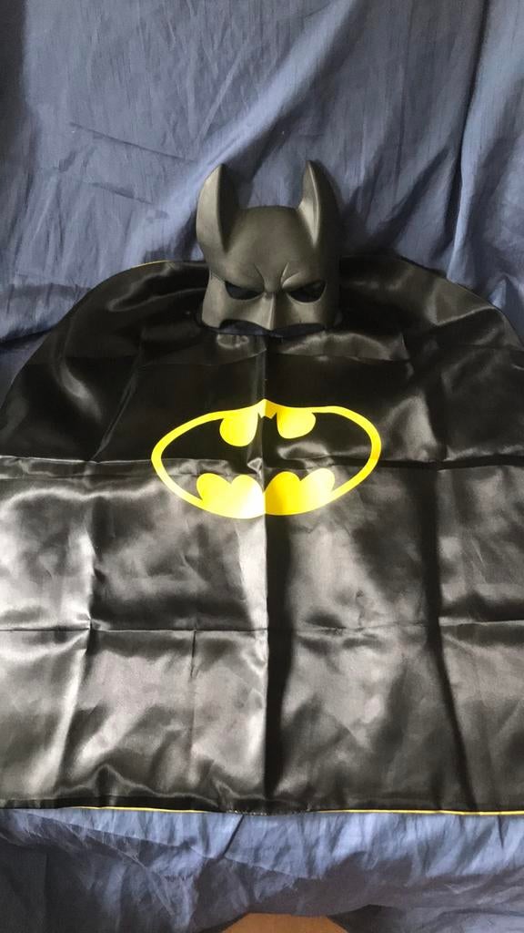 Masque et cape Batman 66cm L, Comme neuf