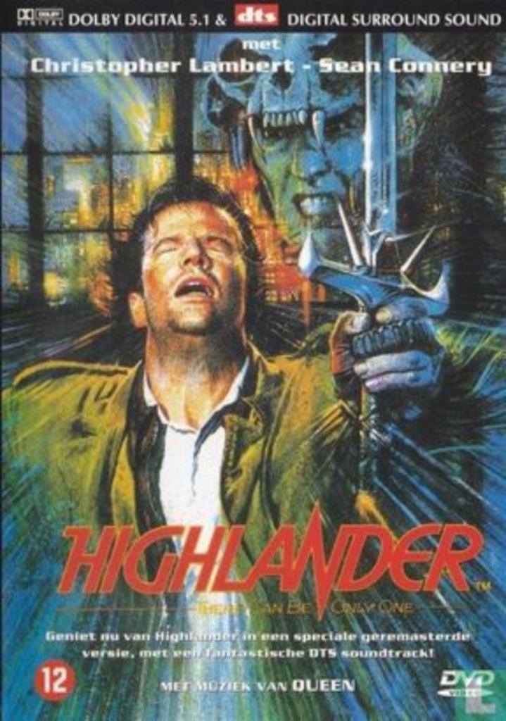 HIGHLANDER 1 & 2 (S CONNERY , C LAMBERT ), Ophalen of Verzenden, Zo goed als nieuw