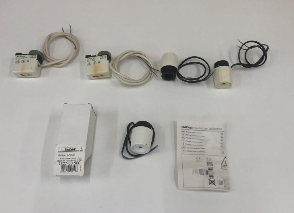 Thermomotor  Zonemotor Thermische Thermoaandrijving 4 stuks, Bricolage & Construction, Enlèvement ou Envoi, Utilisé, Thermostat