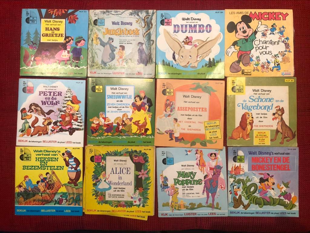 Vinyl singles 7” Walt Disney, Verzamelen, Ophalen of Verzenden, Zo goed als nieuw