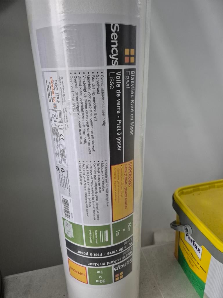 NOUVEAU ! Papier peint polaire en verre plat Sencys 50 mètre, Enlèvement, Neuf