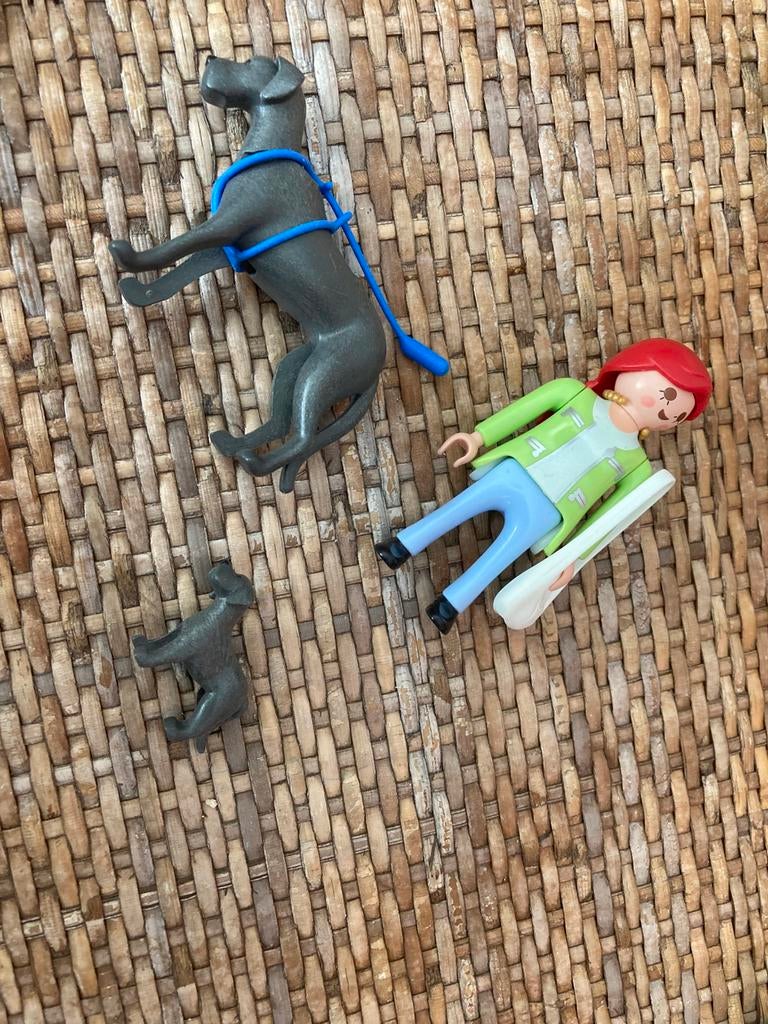 Playmobil 5210 duitse dog met puppy, Enlèvement ou Envoi, Comme neuf, Ensemble complet