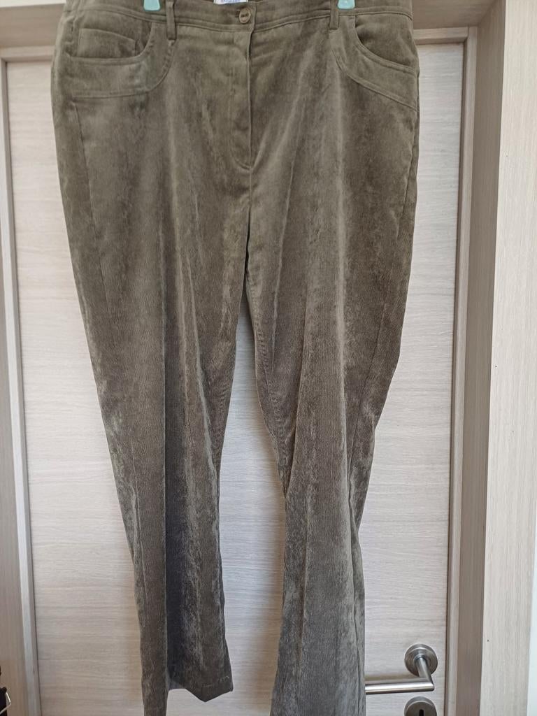 Damart ribfluwelen broek mt 50maar kleiner !! eerder 46/48, Kleding | Dames, Broeken en Pantalons, Bruin, Maat 46/48 (XL) of groter
