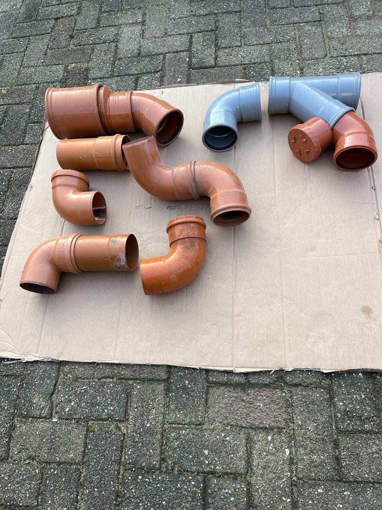 KOPPELSTUKKEN AFVOER, Doe-het-zelf en Bouw, Ophalen, Afvoer, PVC, Zo goed als nieuw