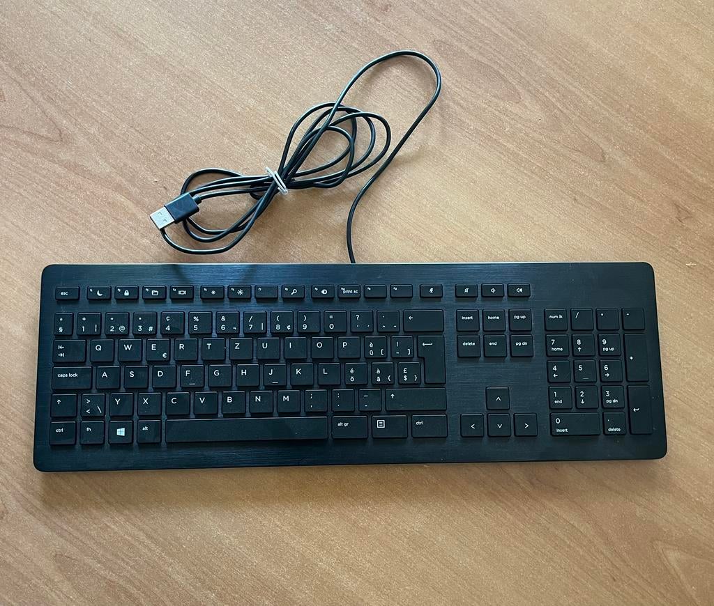 Clavier Hp USB premium Keyboard, Informatique & Logiciels, Hp, Enlèvement ou Envoi, Comme neuf, Qwerty