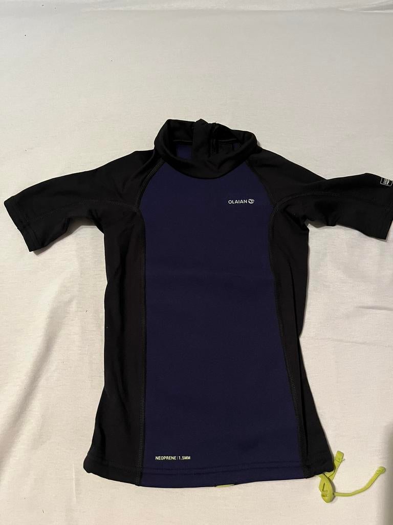 Zwem T-shirt voor 6 jaar, UV werend, neopreen., Kinderen en Baby's, Olaian Decathlon, Jongen of Meisje, Sport- of Zwemkleding