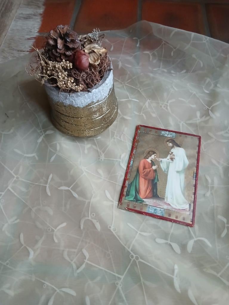 Oud religieuze prent -goede staat, Antiek en Kunst, Antiek | Religieuze voorwerpen, Ophalen of Verzenden