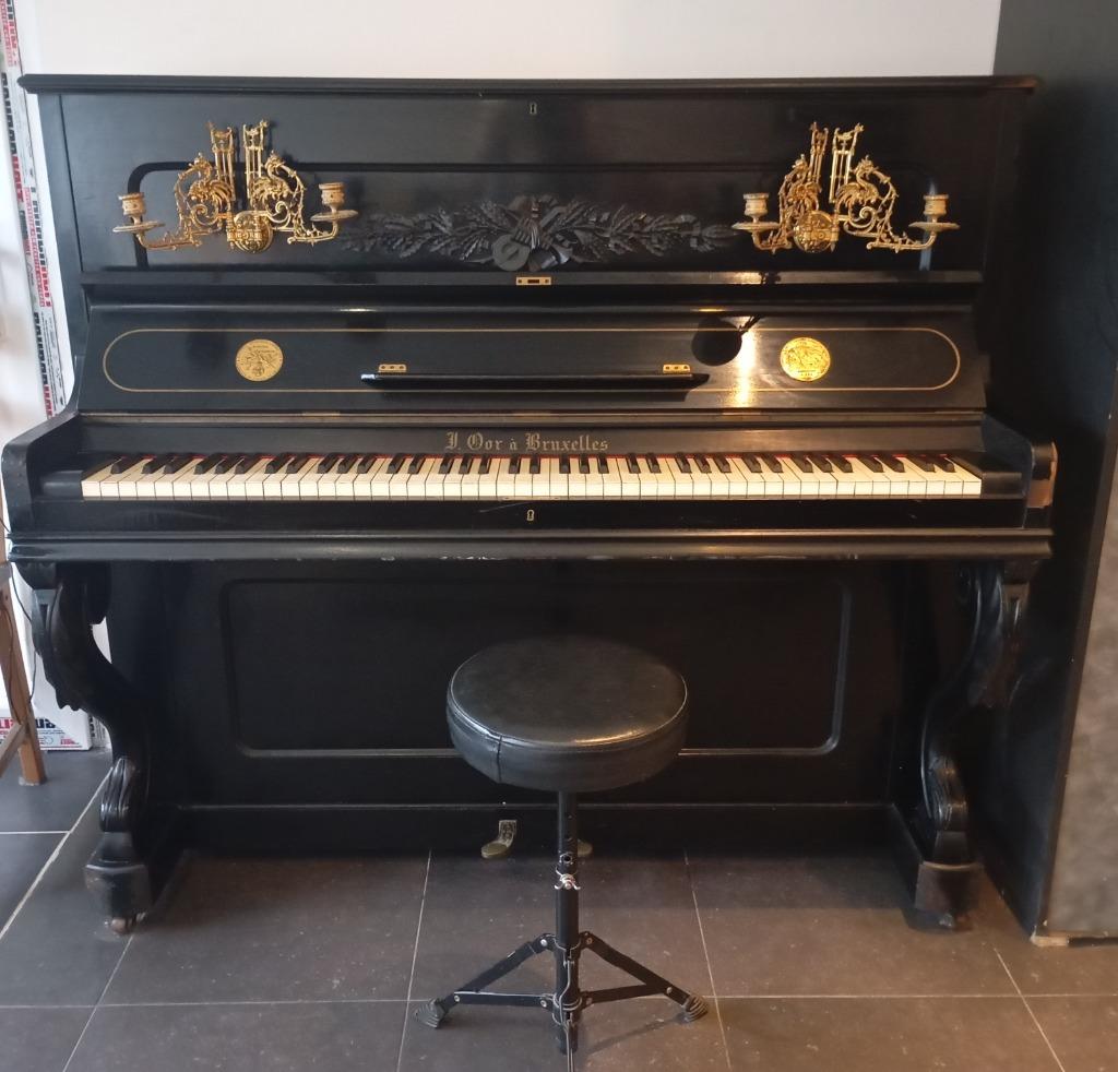 Pianos de collection médaille d'or, Musique & Instruments, Pianos, Enlèvement ou Envoi, Utilisé, Noir, Piano