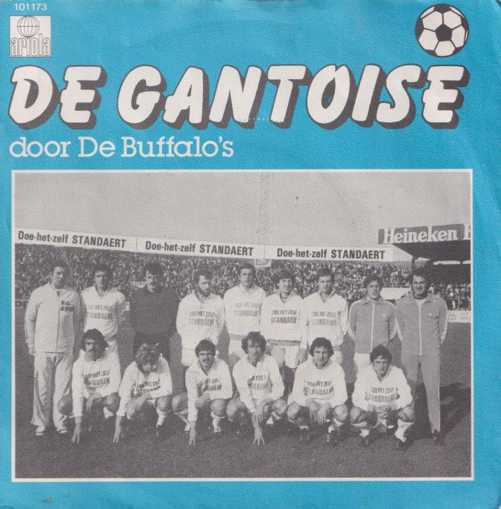 De Buffalo’s – De Gantoise / Voetbal, voetbal – Single, Ophalen of Verzenden, Gebruikt, Nederlandstalig