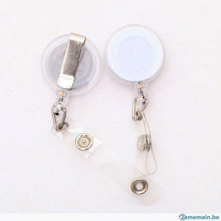 'Yoyo' sleutelhanger voor 'bezoeker' badgehouder., Ophalen of Verzenden, Nieuw