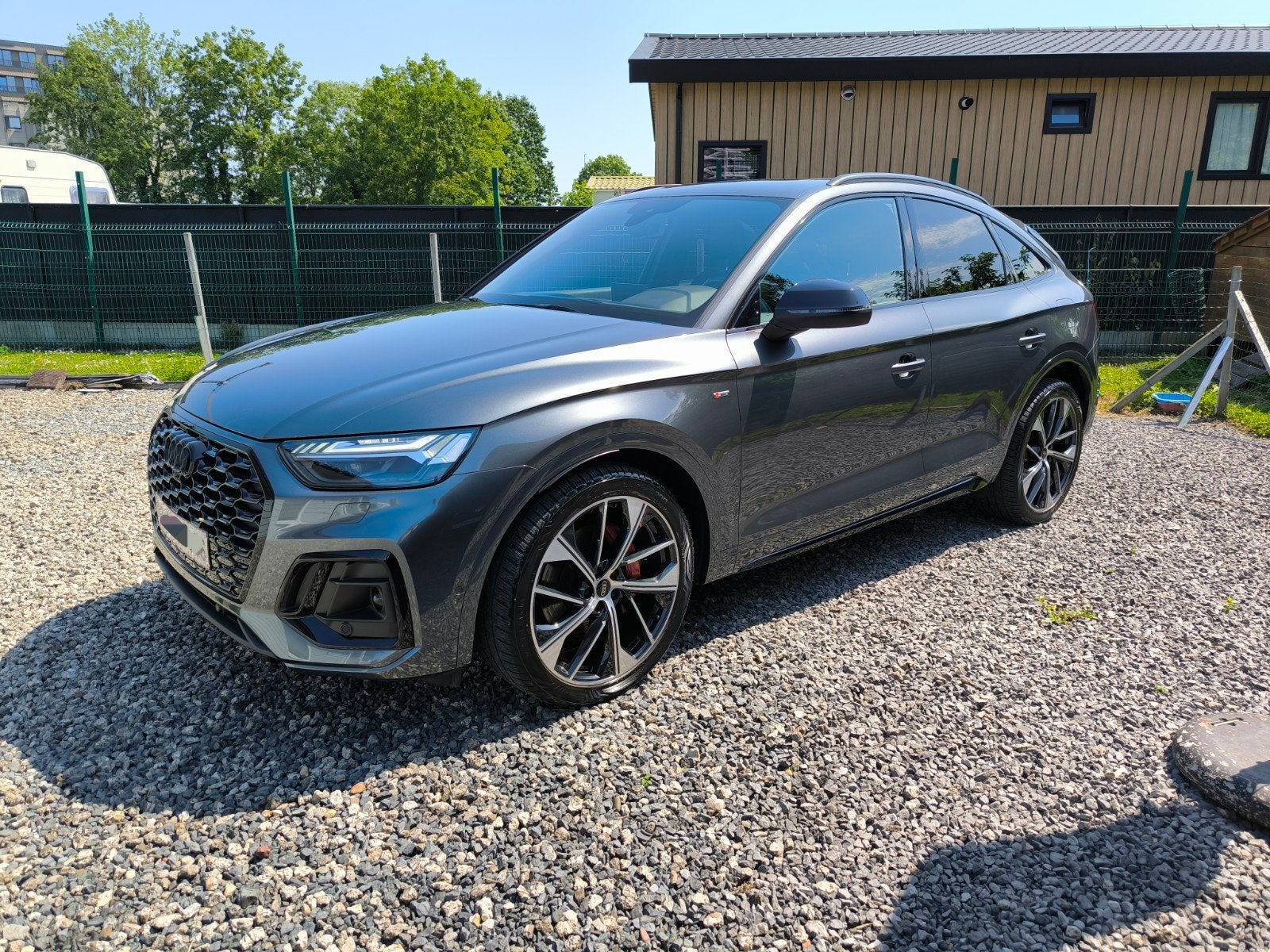 Audi Q5 Sportback TFSI e S line Full Option – 2023 – 34.293, Auto's, Automaat, 4 cilinders, Leder en Stof, 195 kW