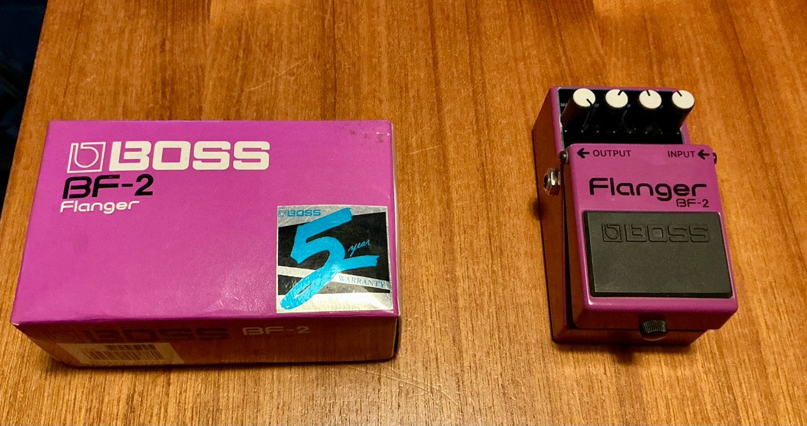 Vintage Boss BF-2 Flanger (1997) – Analoog – Als nieuw, Musique & Instruments, Amplis | Basse & Guitare, Enlèvement ou Envoi, Comme neuf