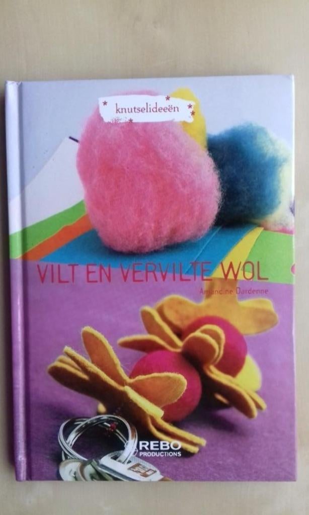 NIEUW - Vilt en vervilte wol - Knutselideeën, Boeken, Hobby en Vrije tijd, Ophalen of Verzenden, Nieuw, Scrapbooking en Knutselen