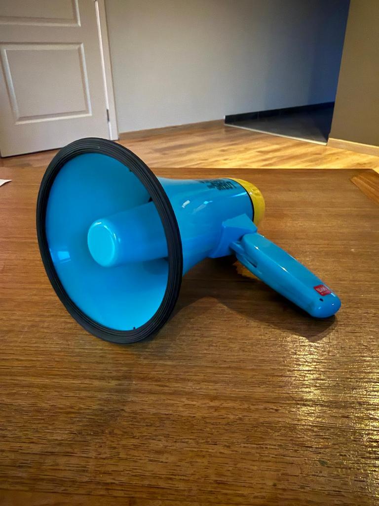 Megafoon kinderen, Muziek en Instrumenten, Ophalen, Zo goed als nieuw