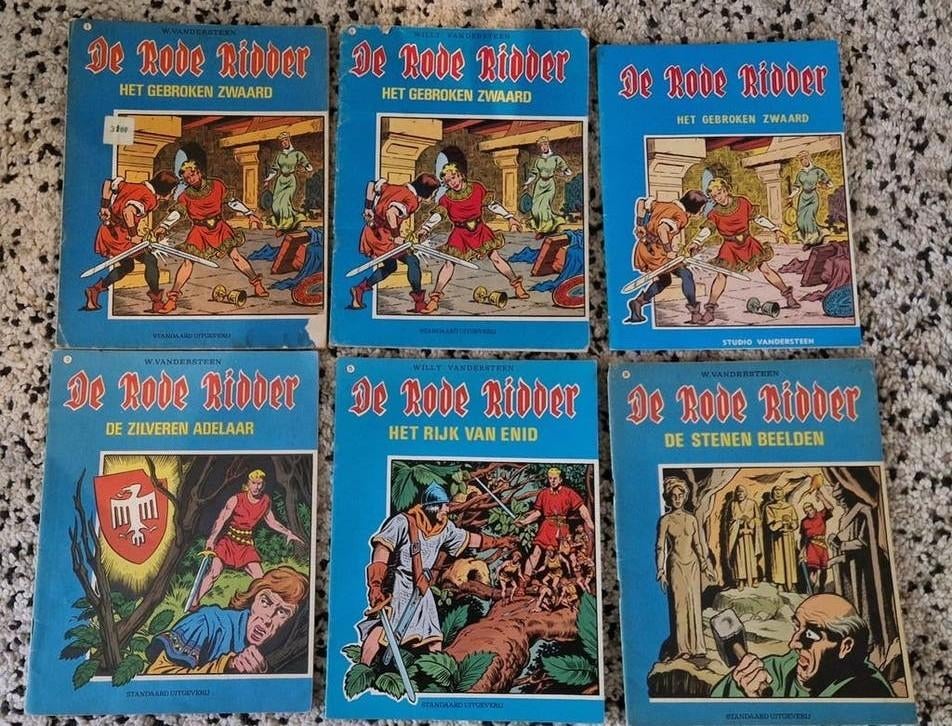 36x Rode ridder, Ophalen of Verzenden