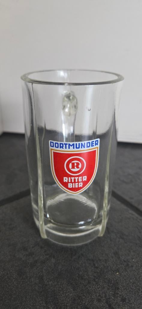 Bierglas dortmunder Ritter bier met oor, Collections, Enlèvement