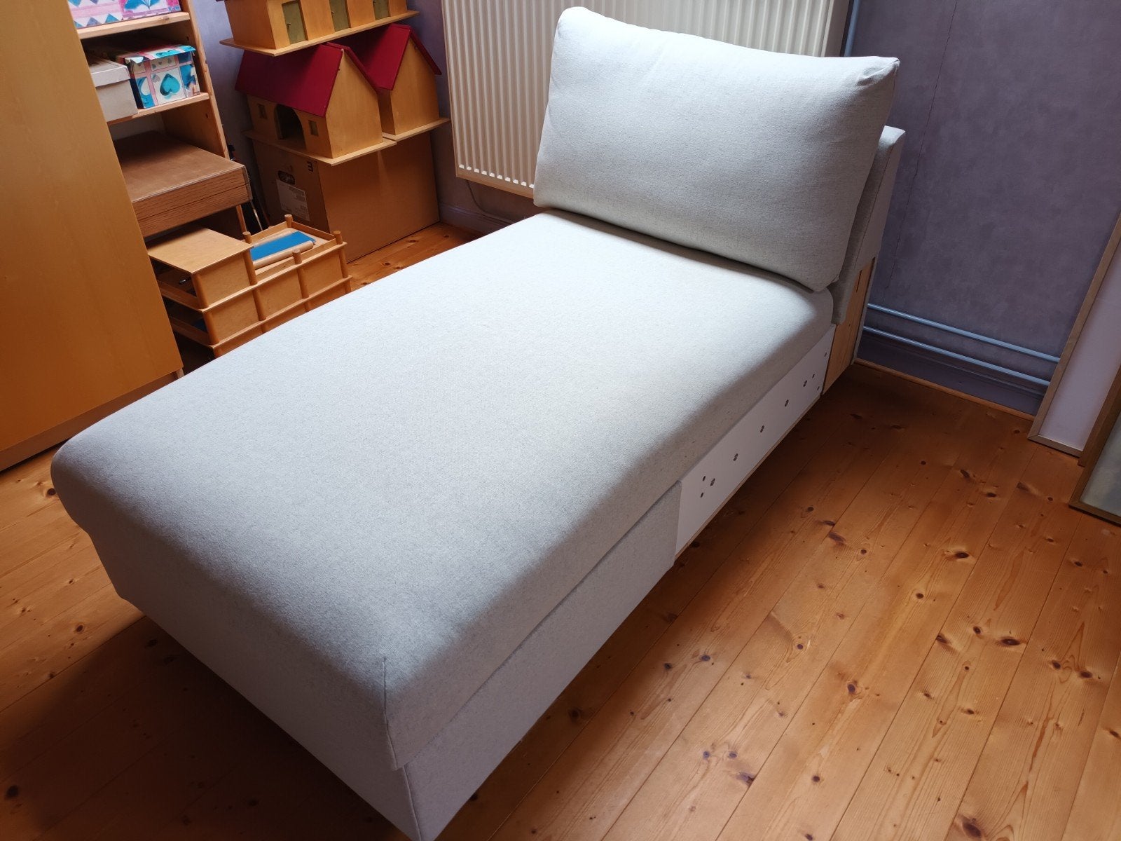 Chaise longue Gunnared beige Ikea, Ophalen