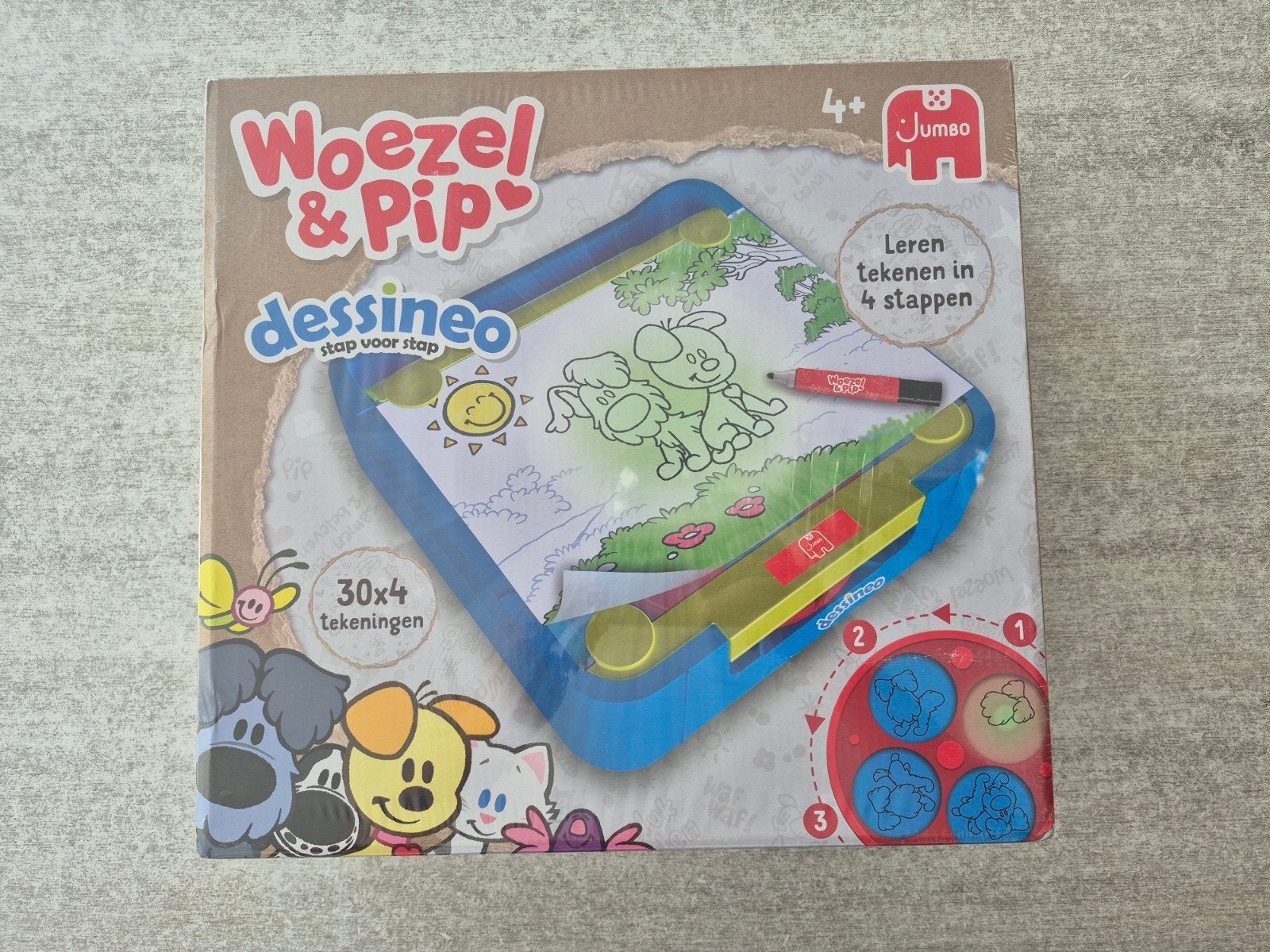 Tekenmachine Woezel en Pip, Kinderen en Baby's, Speelgoed | Actiefiguren, Ophalen