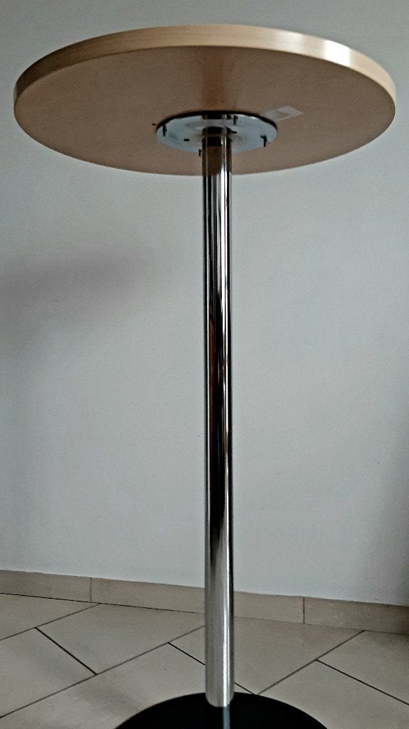 Table haute ronde mange-debout, Maison & Meubles, Enlèvement, Comme neuf