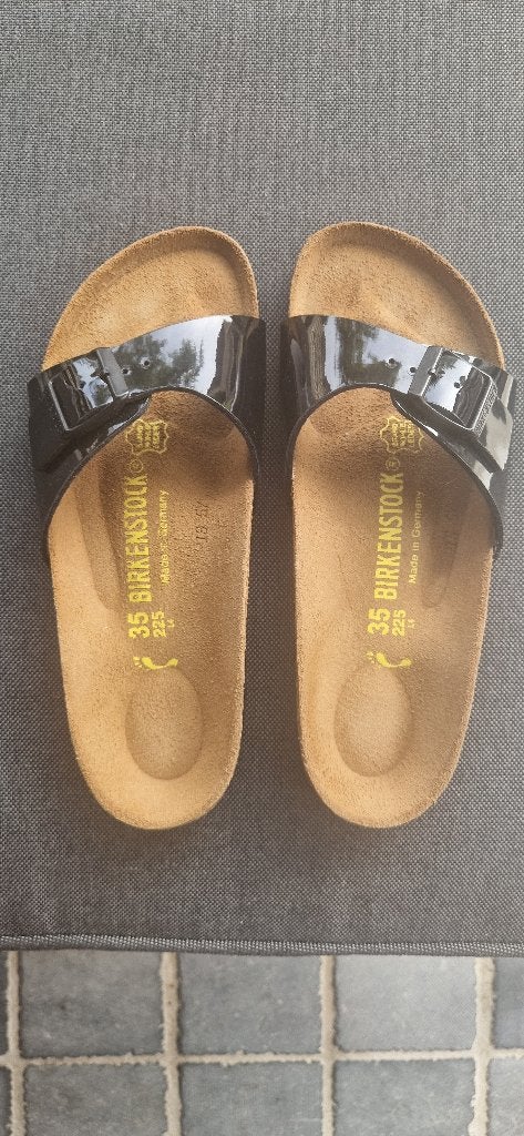 Birkenstock slipper, Zwart, Nieuw, Ophalen, Slippers