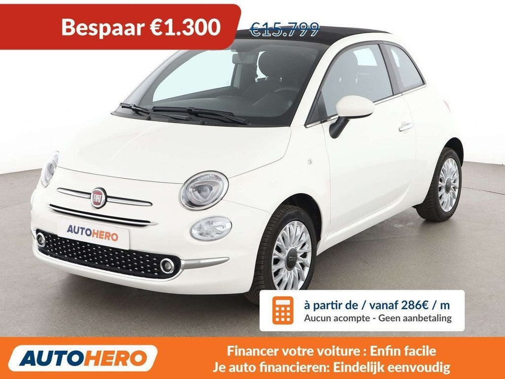 Fiat 500C 1.0 Mild-Hybrid Dolcevita, Achat, Euro 6, Boîte manuelle, 1055 kg
