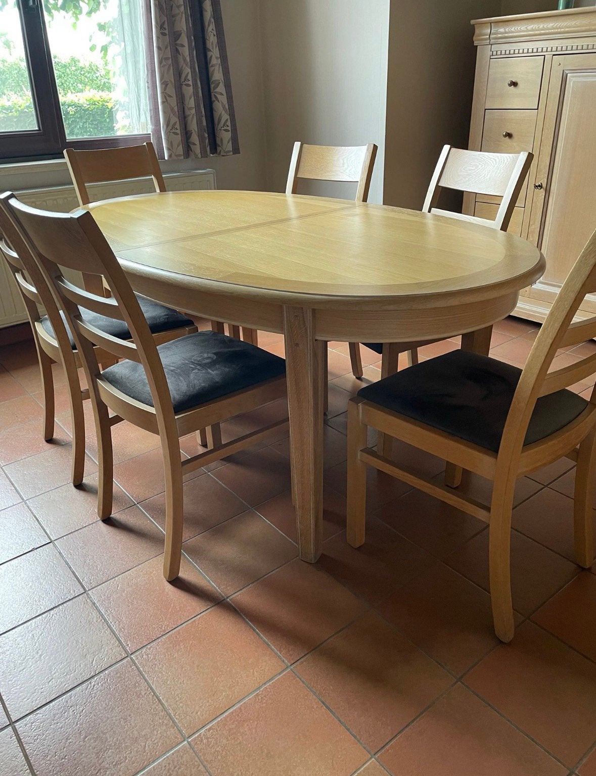 Eetkamer tafel, Huis en Inrichting, Ophalen, Gebruikt