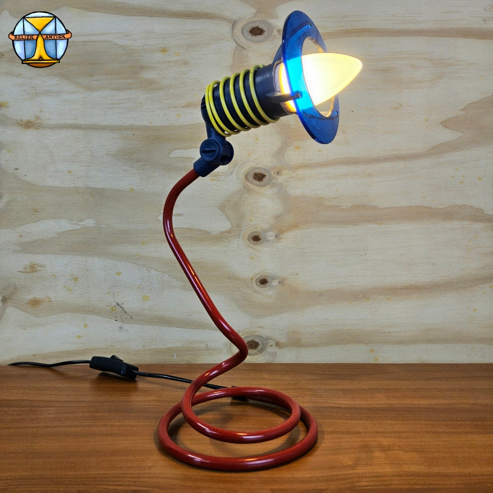 Lampe de table vintage Esto Austria style Memphis (design de, Enlèvement ou Envoi, Lampe de bureau, Comme neuf, Synthétique