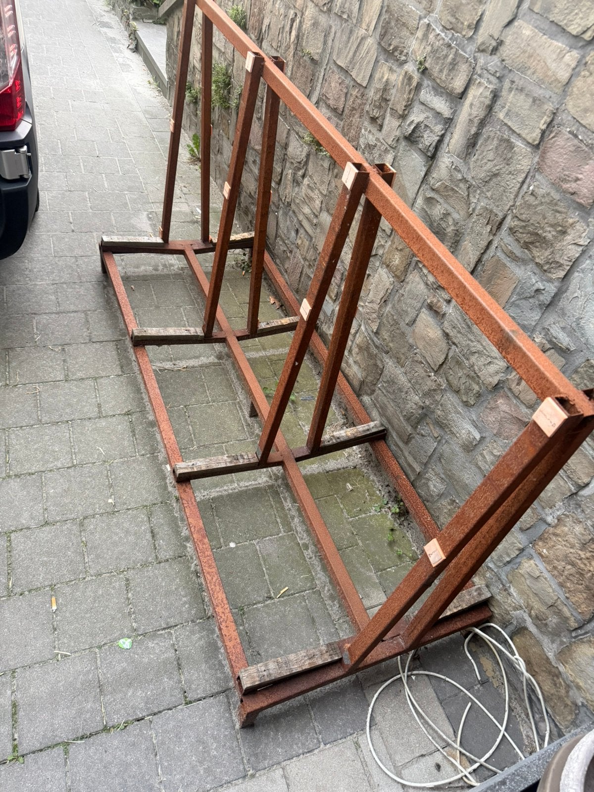 Opbergrek/stalen ezel/glasbok, Doe-het-zelf en Bouw, Steigers, Zo goed als nieuw, Ophalen