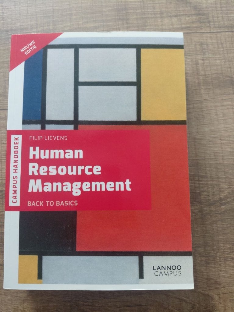 human resource management, Boeken, Ophalen of Verzenden, Zo goed als nieuw, Hogeschool, Lannoo Campus