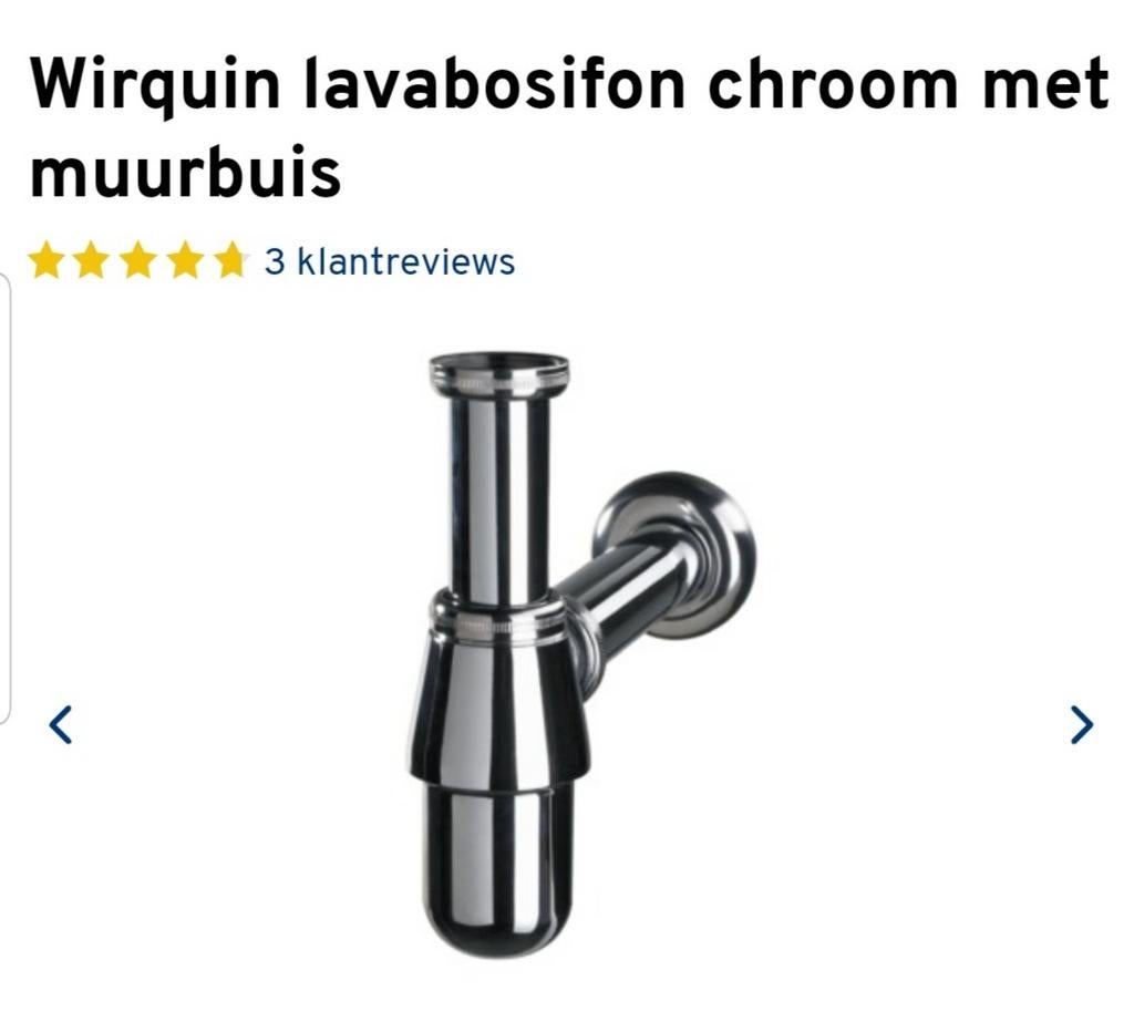 Sifon lavabo, Ophalen