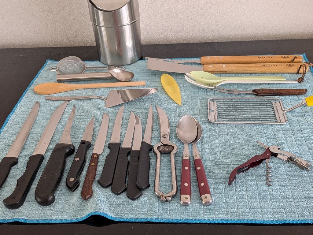 Keukengerei :  allerlei- zie foto's, Ophalen of Verzenden, Zo goed als nieuw, Los bestek