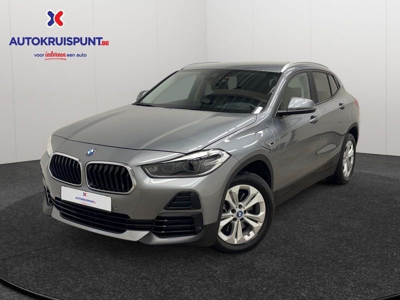 BMW X2 xDrive25e AUT Leder GPS Camera Head-UP, Autos, Cuir, Argent ou Gris, Euro 6, Hybride rechargeable