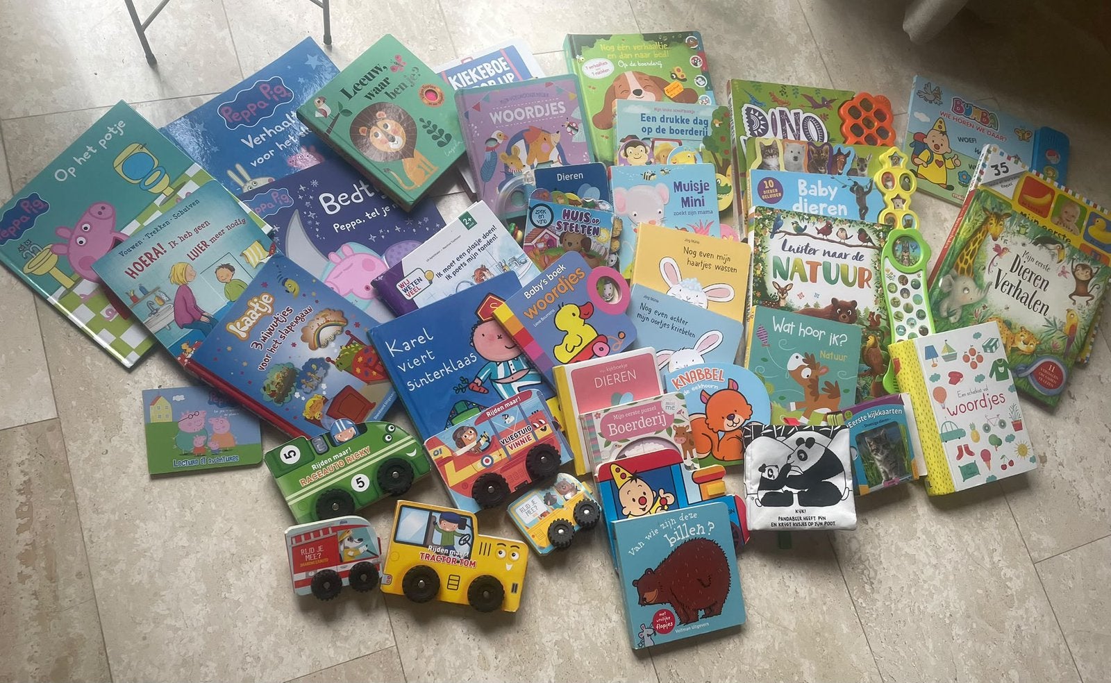 Pakket baby-/kinderboekjes, Enlèvement, Utilisé, Livre à déplier, à toucher ou à découvrir