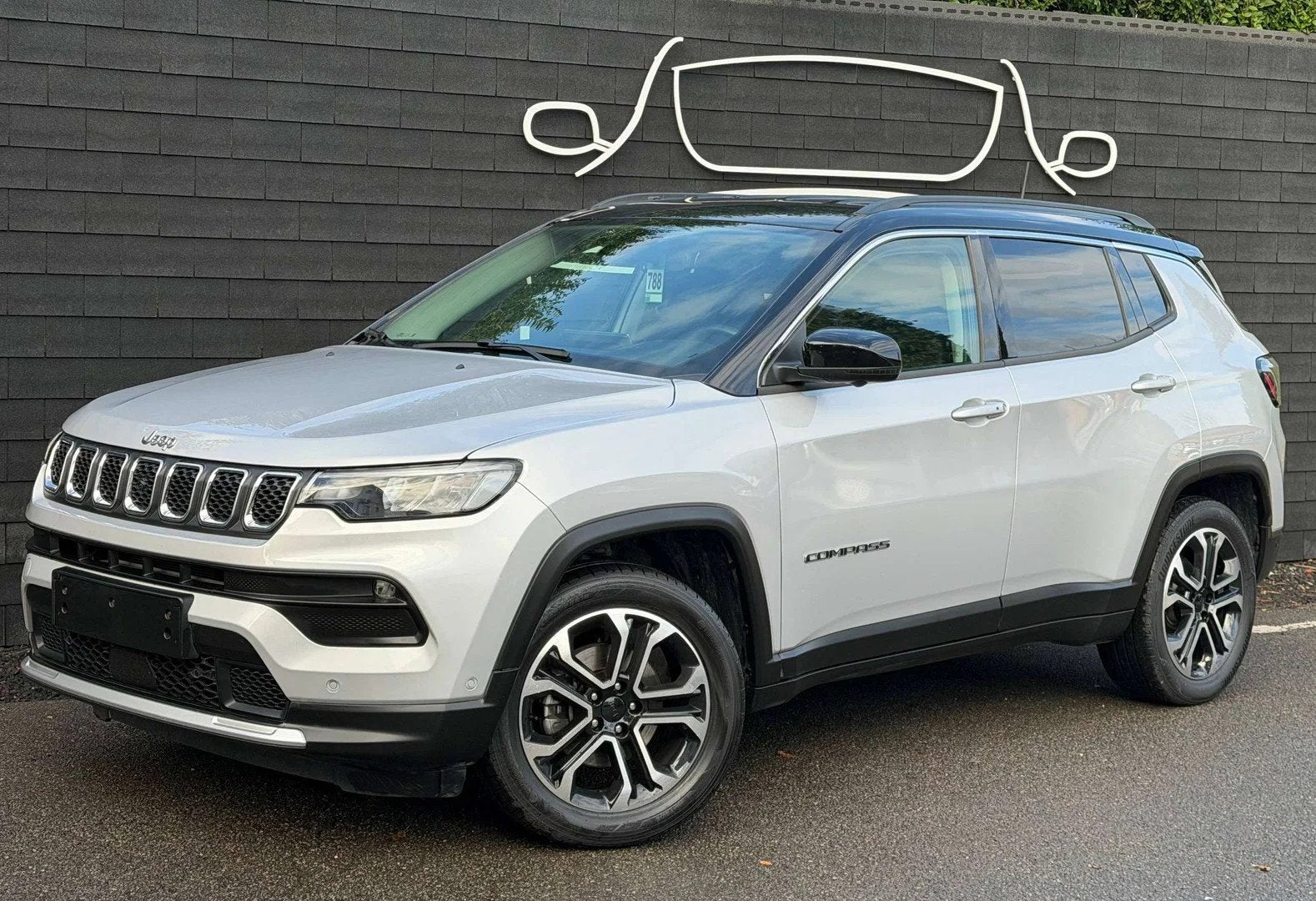 Jeep Compass 1.5 Turbo MHEV+GARANTIE 1 AN+BOITE AUTO+NAVI+CA, Autos, Argent ou Gris, Achat, Entreprise, 1469 cm³