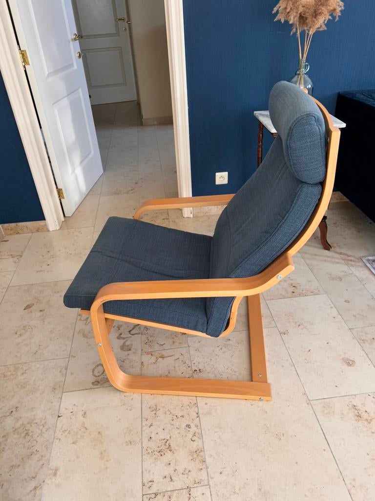 IKEA Poäng relax fauteuil, Huis en Inrichting, Fauteuils, Ophalen, Zo goed als nieuw, Stof