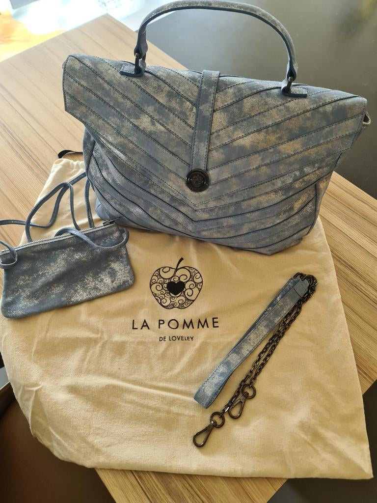 Handtas "La pomme " De Loveley., Handtassen en Accessoires, Tassen | Damestassen, Ophalen, Handtas