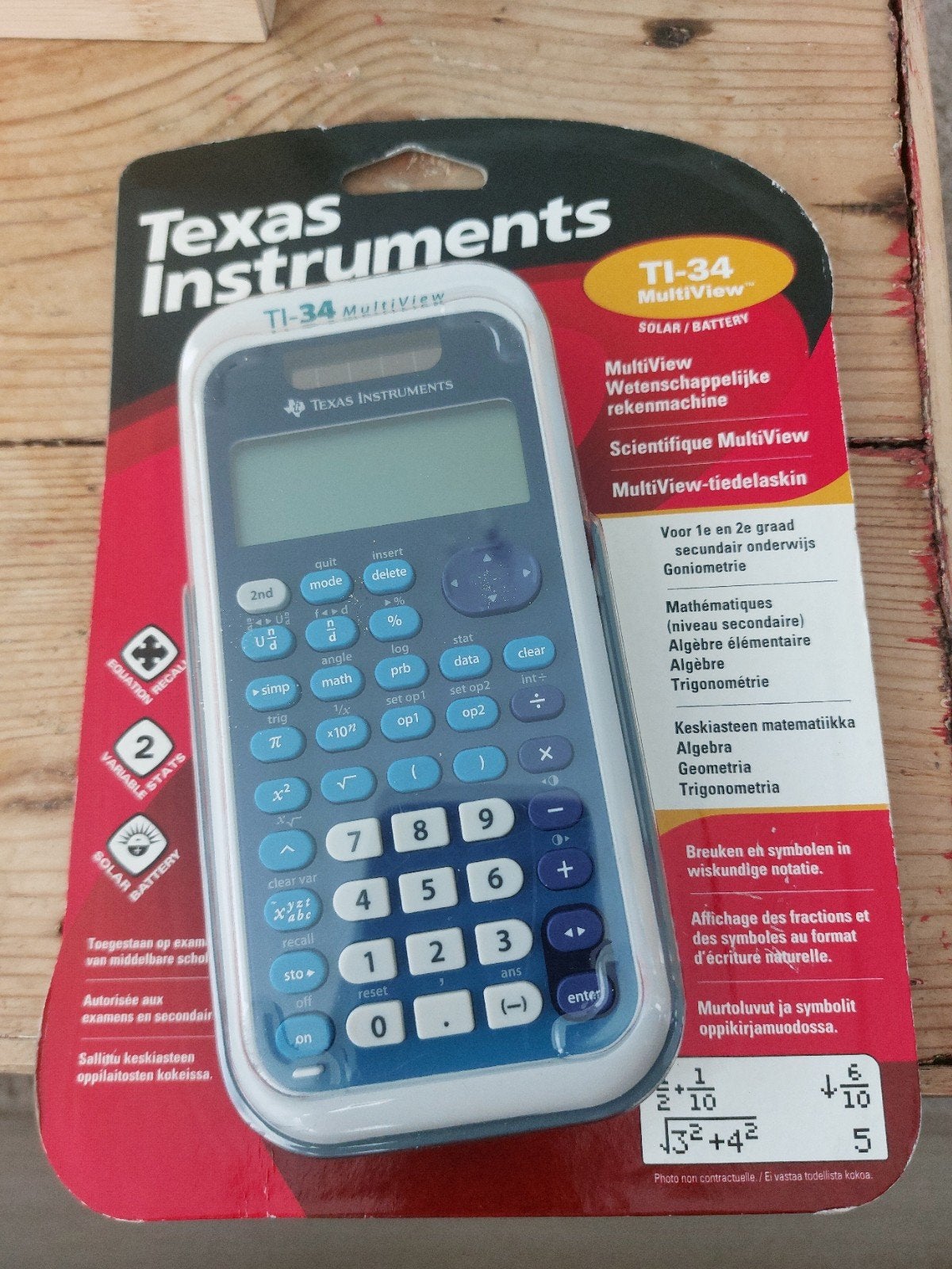 Calculatrice TI 34 Multiview, Ophalen of Verzenden, Nieuw