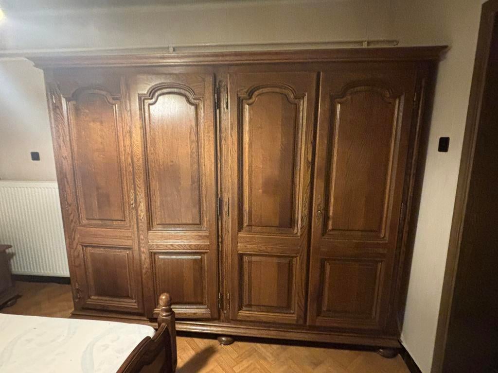 Antieke kleerkast, Huis en Inrichting, Slaapkamer | Complete slaapkamers, Ophalen, Zo goed als nieuw