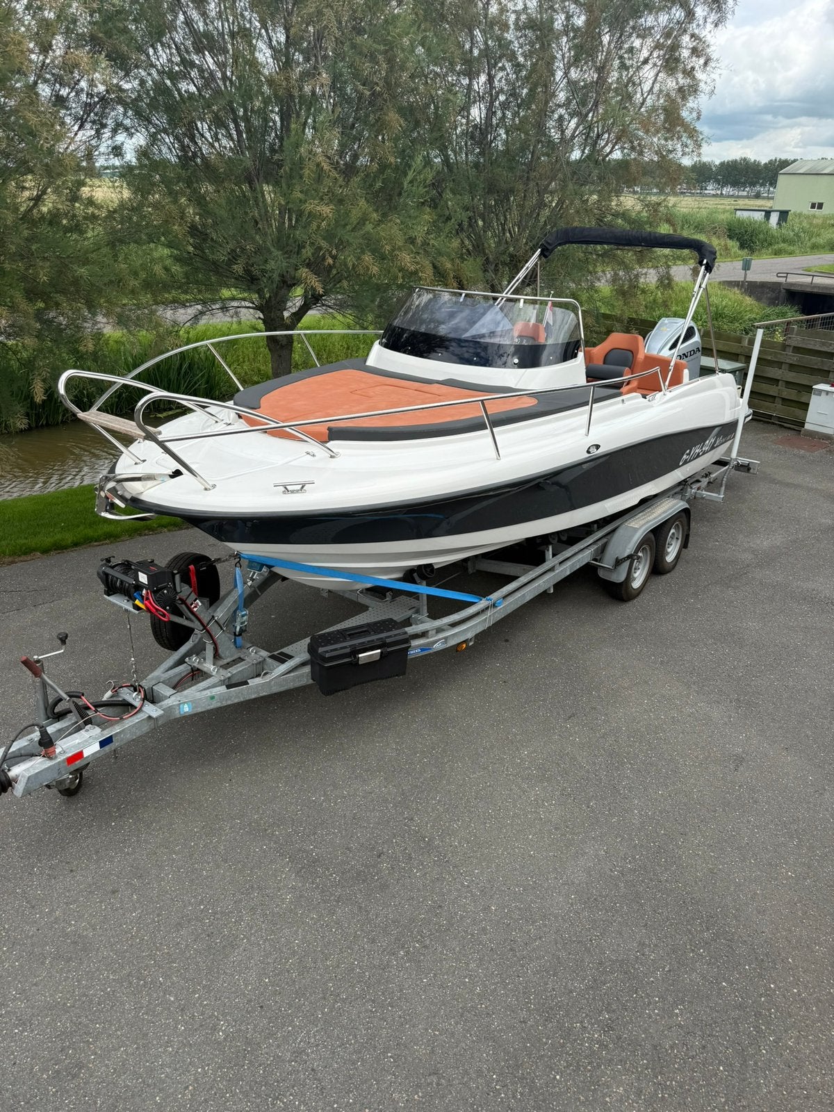 Vidini 800 Full Option | Honda BF250 | Freewheel Trailer, Watersport en Boten, Kajuitzeilboten en Zeiljachten, Ophalen, Elektrische start