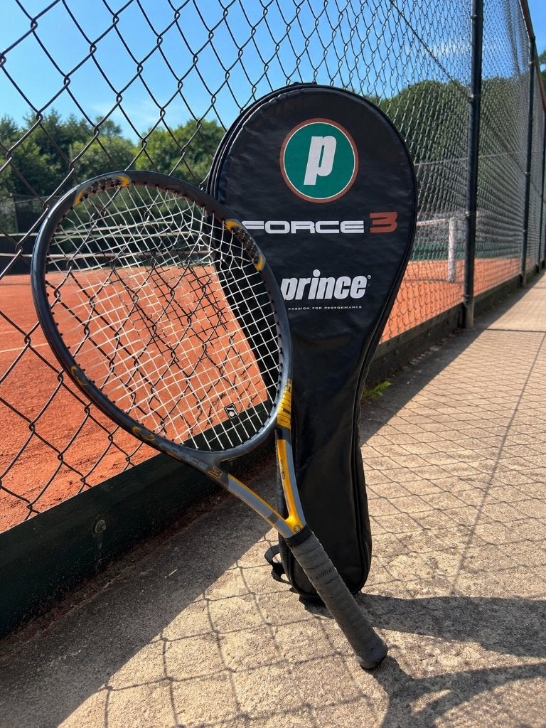 Prince Force 3 Graphtech Ti Oversize tennisracket L2 + hoes, Sport en Fitness, Tennis, Gebruikt, Prince, Prince, Racket