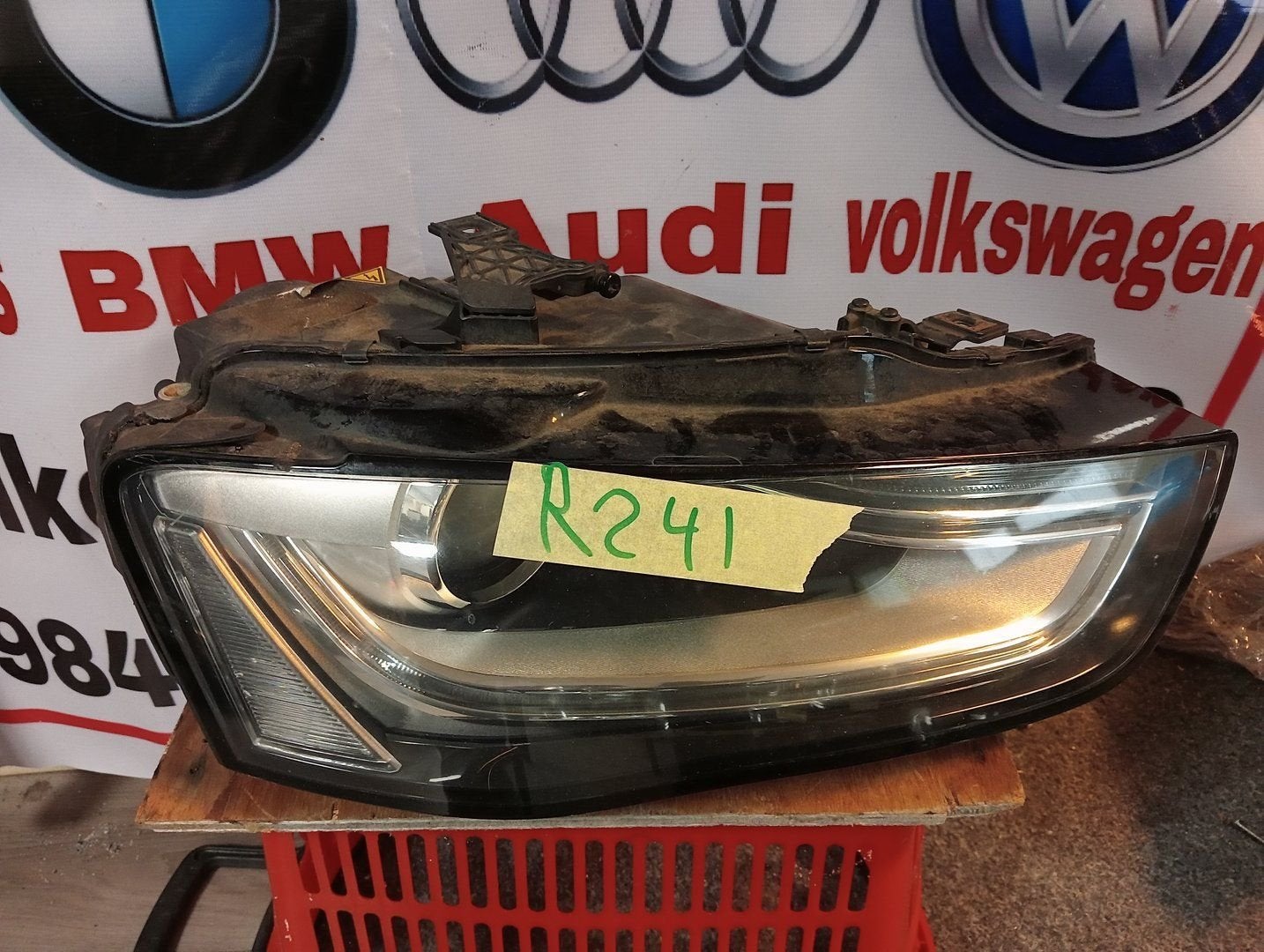 Koplamp Audi A4 8K B8 facelIft xenon led rechts 8K0941006C, Gebruikt, -, -, -