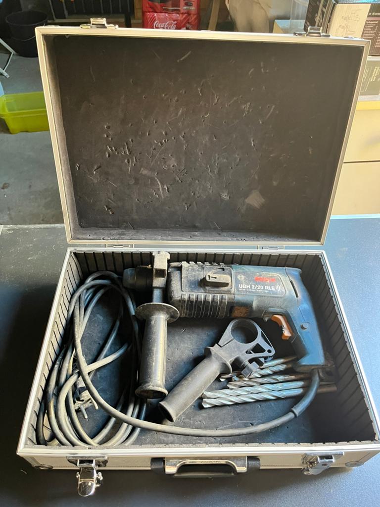 Klopboormachine, Ophalen, Gebruikt, 400 tot 600 watt