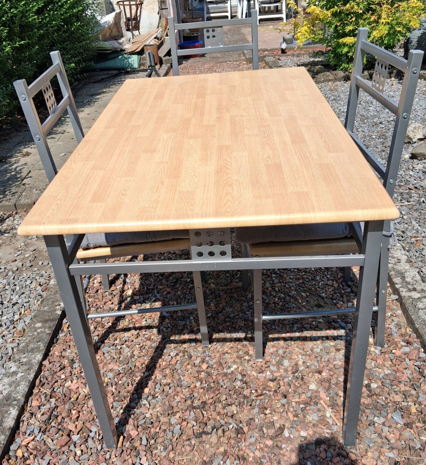 Eettafel met 3 stoelen, Maison & Meubles, Tables | Tables à manger, Enlèvement