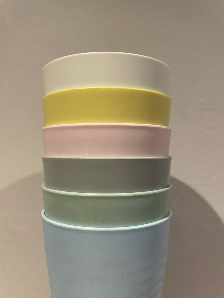 Lot de 6 gobelets couleur pastel, Enlèvement ou Envoi, Neuf